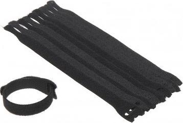 Organizer Rzep Czarny 10 sztuk (OPR-200X12*P10)