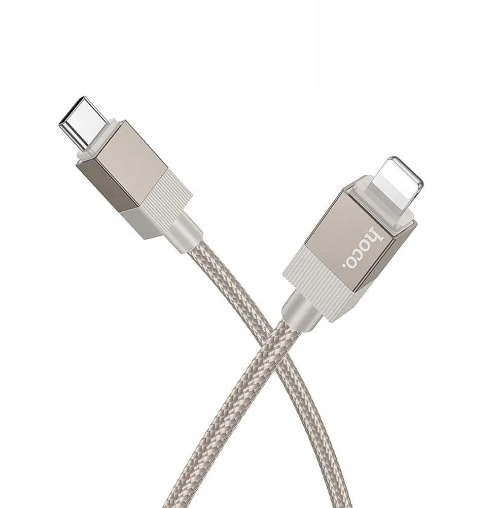 Kabel USB Hoco USB-C - Lightning 1 m Złoty