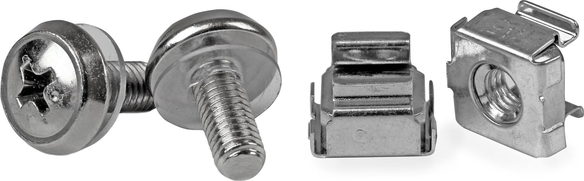 StarTech Zestaw śrubki M5/podkładki/nakrętki - 50kpl. Srebrne (CABSCREWM5)