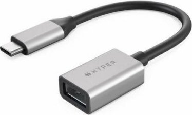 Adapter USB Hyper USB-C - USB Srebrny (HD425D-GL)