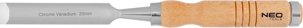 Neo Dłuto 20 mm, CRV, uchwyt drewniany