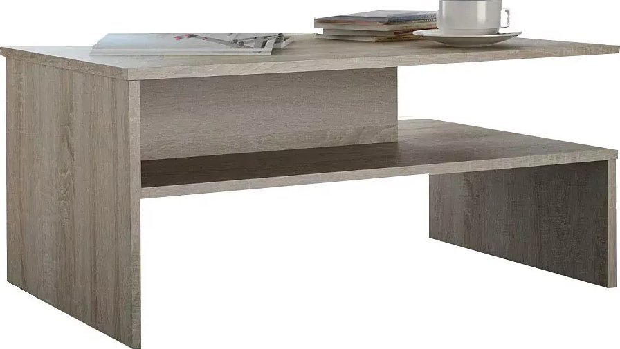 Elior Ława kawowa z półką dąb sonoma - Dirla