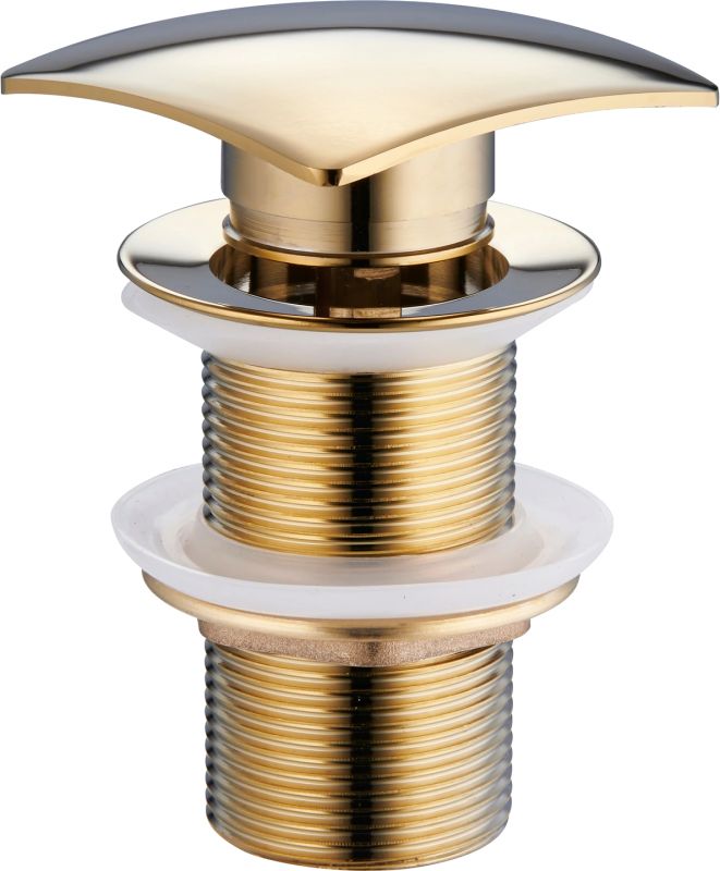 Mexen Korek automatyczny klik-klak kwadratowy złoty