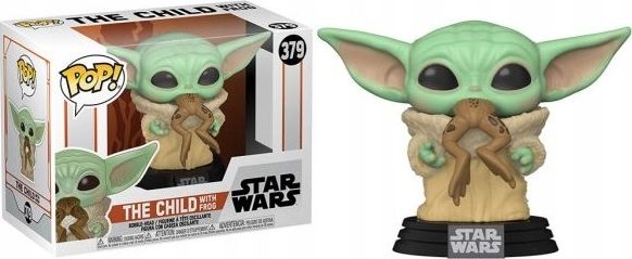 Figurka Funko Pop Funko POP TV: Star Wars - The Mandalorian - The Child (with frog)