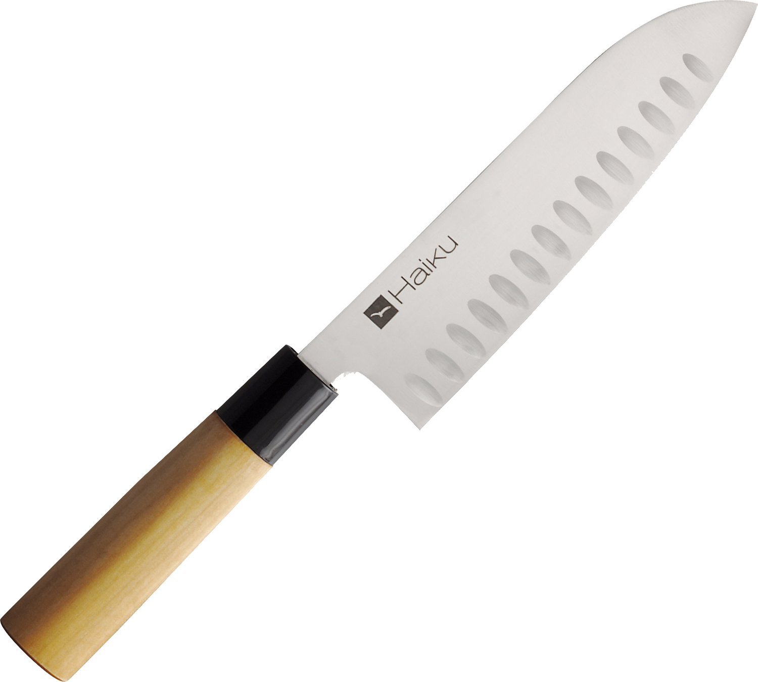 Global Nóż Haiku ORIGINAL Santoku żłobiony 170 mm [H16]