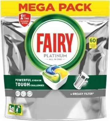 Fairy Tabletki do zmywarki Fairy Platinum All In 1 60 szt.