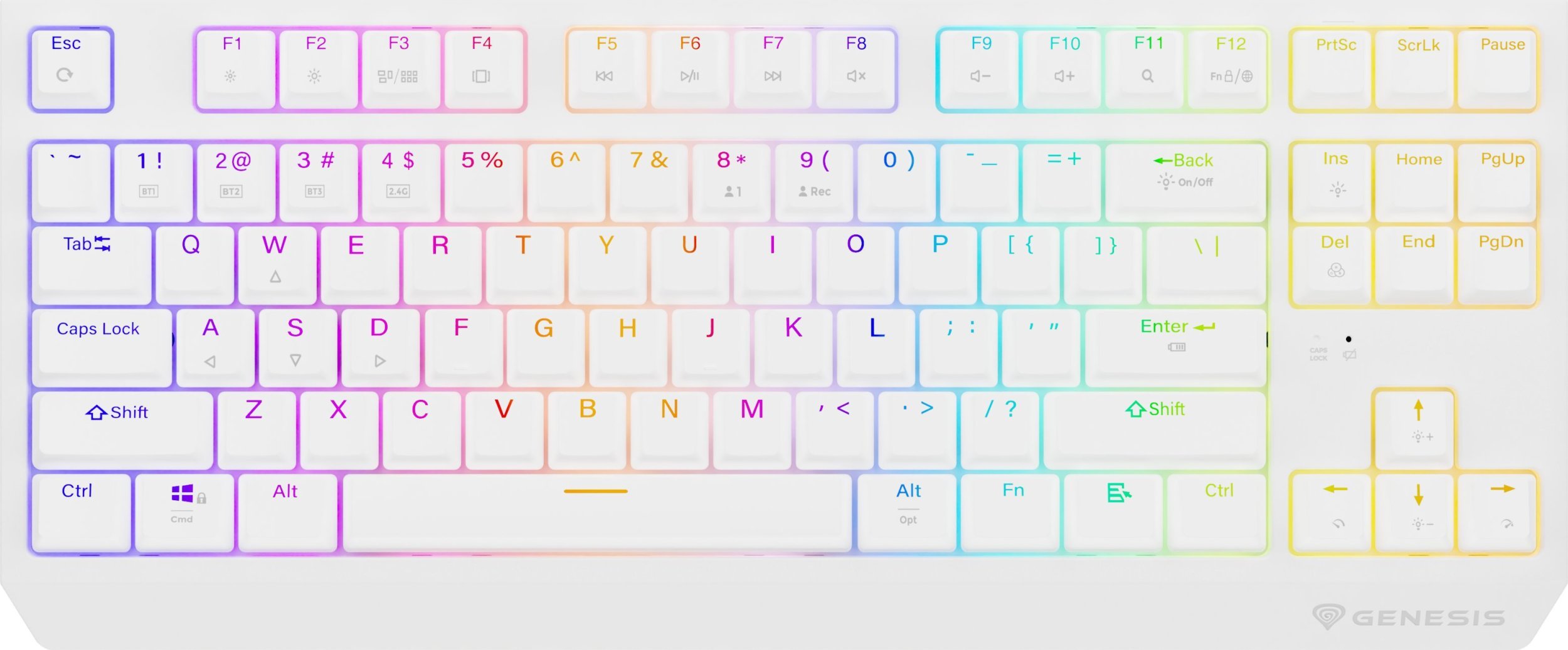 Klawiatura Genesis Thor 230 TKL Wireless Outemu Red (NKG-2165)