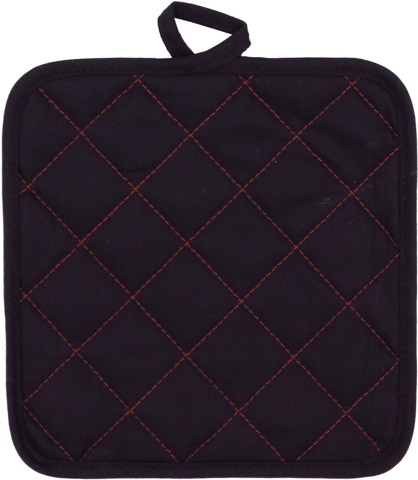 ASI COLLECTION Karstumizturigs paliktnis XL 20x20cm melns/sarkans 24601030