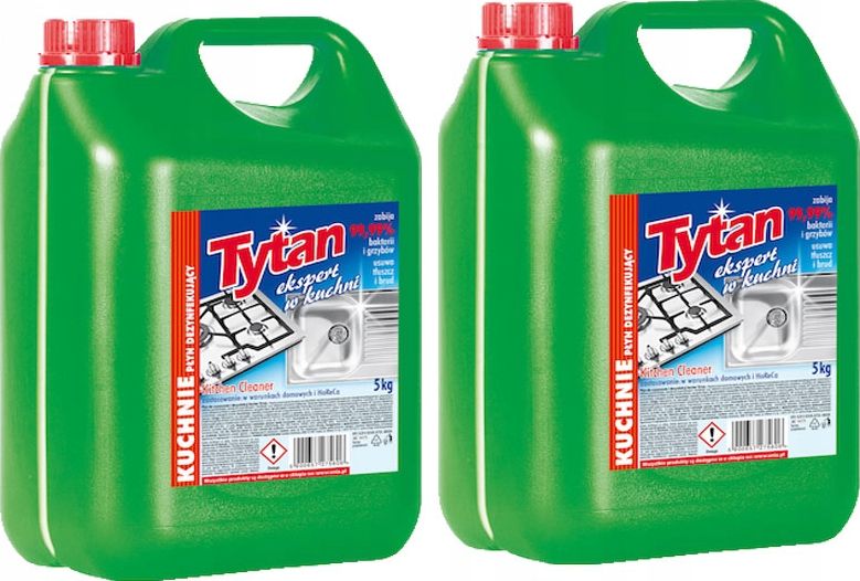 Tytan 2x Płyn do mycia kuchni dezynfekujący, 10 kg