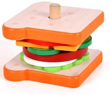 LeanToys Kanapka Drewniana 8 El Karty Z Przepisami 10 Szt