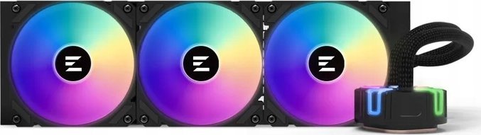 Chłodzenie wodne Zalman Zalman RESERATOR5 Z36 ARGB BLACK system chłodzenia komputerów Procesor Chłodnica cieczy all-in-one 12 cm Czarny