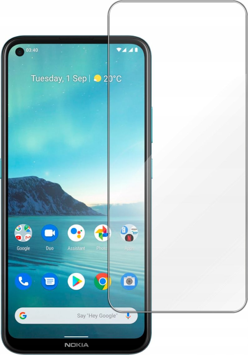 etumi Szkło Hartowane 9H Do Nokia 3.4 | Szybka Na Ekran Szkiełko Ochronne Na Ekran Twarde Płaskie Przód / Ochrona Matrycy Telefonu Glas0088