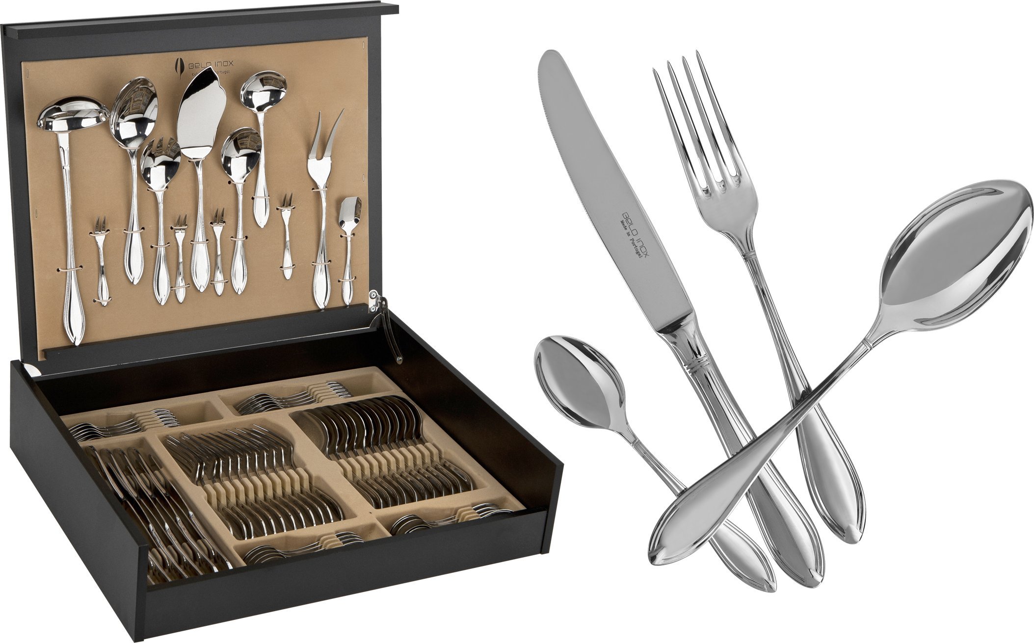 Witek Home Sztućce Tamisa 12/72 w kasecie Belo Inox