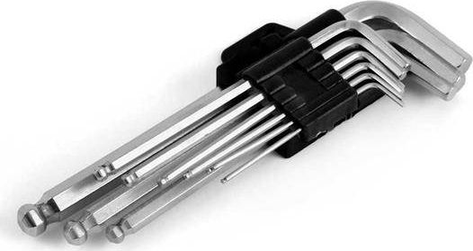 AMiO Klucz imbusowy krótki 9 szt. (AMI-01041)