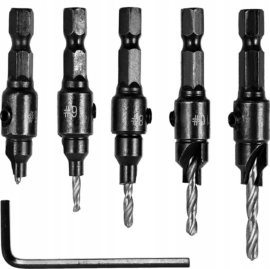 Wiertło Rosfix WIERTŁA DO KONFIRMATÓW 5-12MM 5 SZTUK ROSFIX