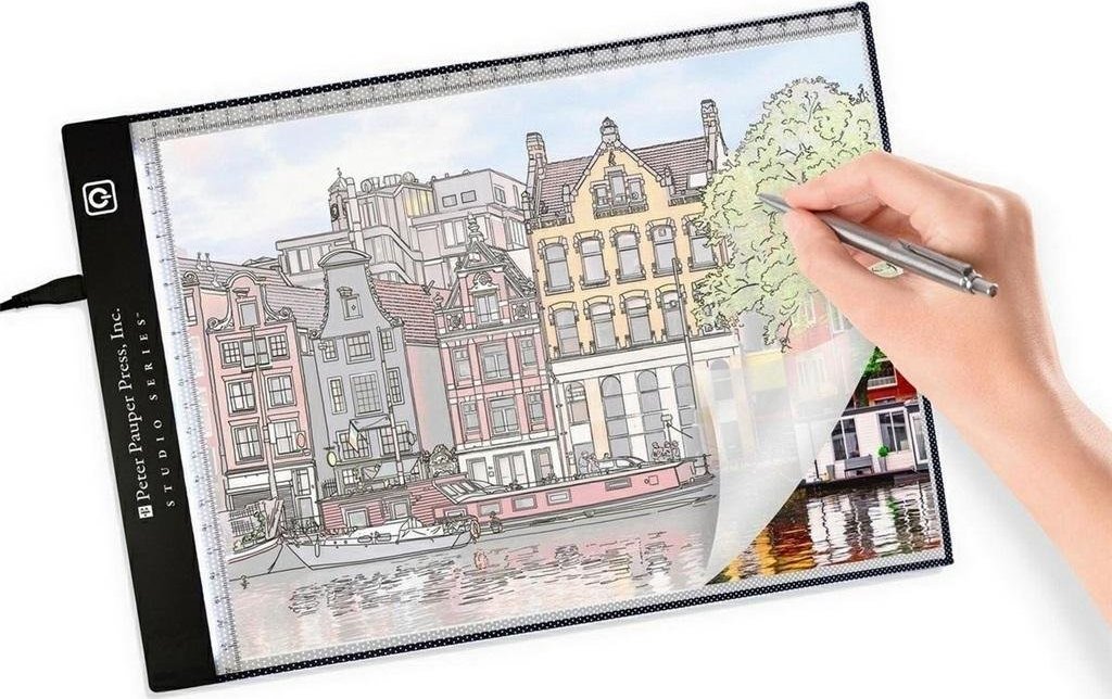 Peter Pauper Press Tablica A4 do rysowania kreślarska LED