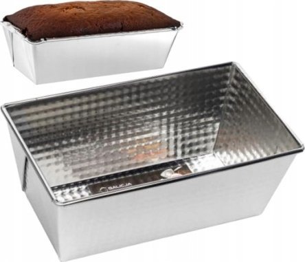 Galicja Blacha do pieczenia ciast ze stali nieprzywierającej 20x12x8 cm