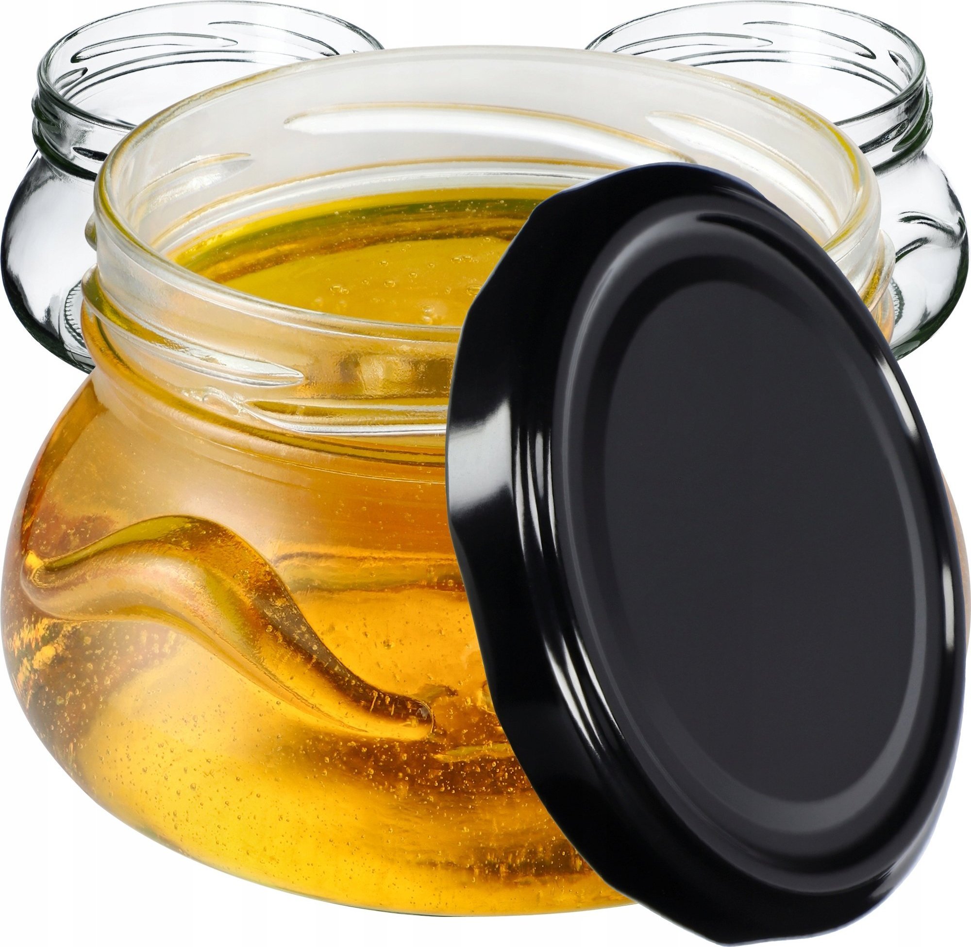 Kadax 100x Słoiki Szklane 300ml Na Przetwory Dżem Miód