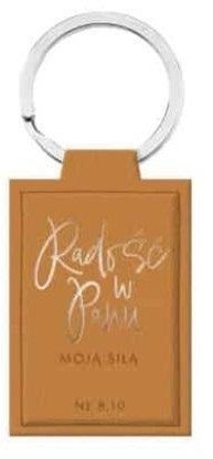 Brelok skórzany - Radość w Panu