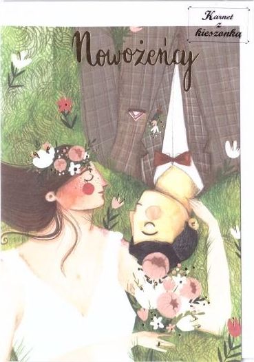 HENRY Karnet B6 z kieszonką - Łąka