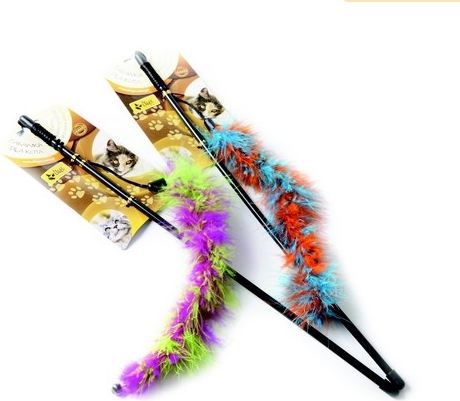 Dingo wędka dla kota ogonek z piór - 21295
