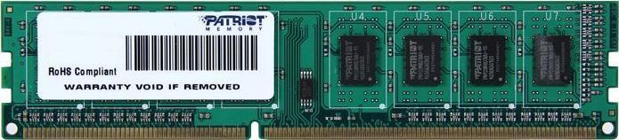Pamięć Patriot Signature, DDR3, 4 GB, 1333MHz, CL9 (PSD34G133381)