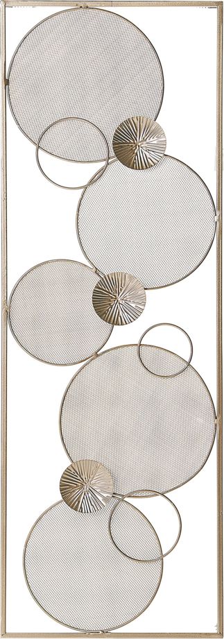 Beliani Dekoracja ścienna złota TUNGSTEN