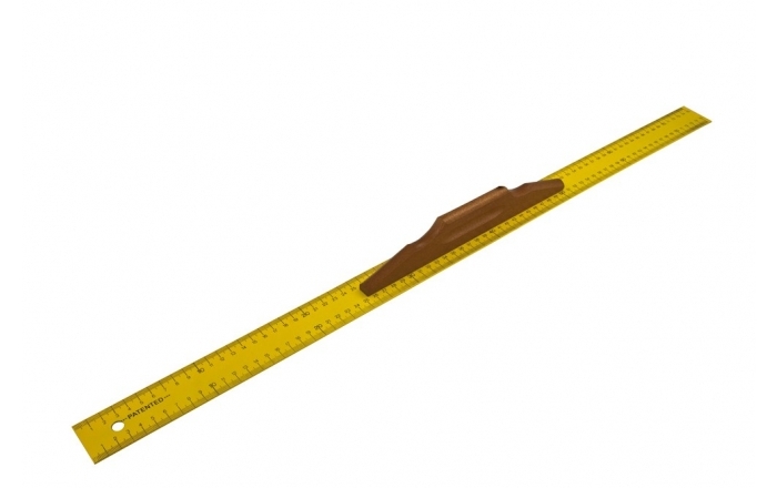 Mega Przymiar metalowy z podziałką 750mm do cięcia płyt G/K - 21077