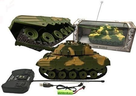 Czołg R/C ze światłem i dźwiękiem zielony