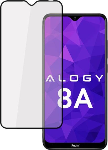 Alogy Szkło Full Glue case friendly do Xiaomi Redmi 8A Czarne uniwersalny