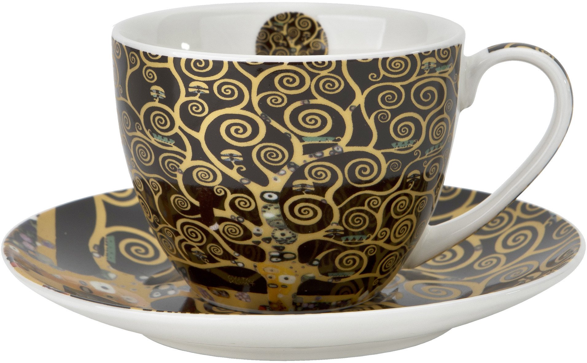 Komplet 6 filiżanek 250 ml + spodki Tree of Life