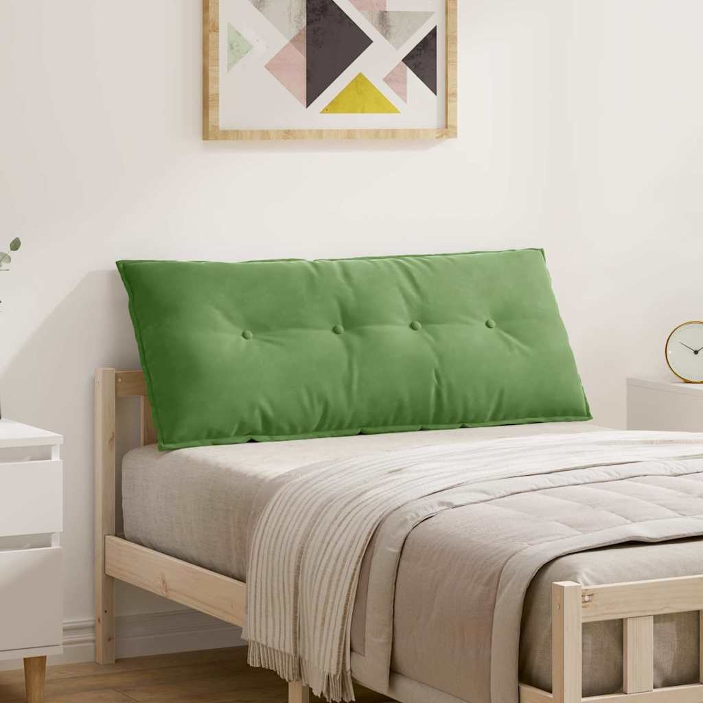 vidaXL Poduszka na plecy Jasnozielony 120 x 50 cm Tkanina sztruksowa