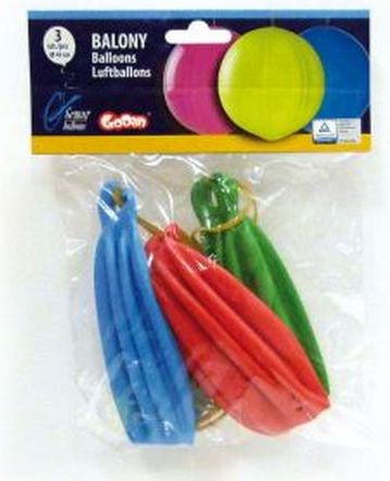 GoDan Balon Premium piĹ‚ka z gumkÄ… 3 sztuki. GB/PG08.