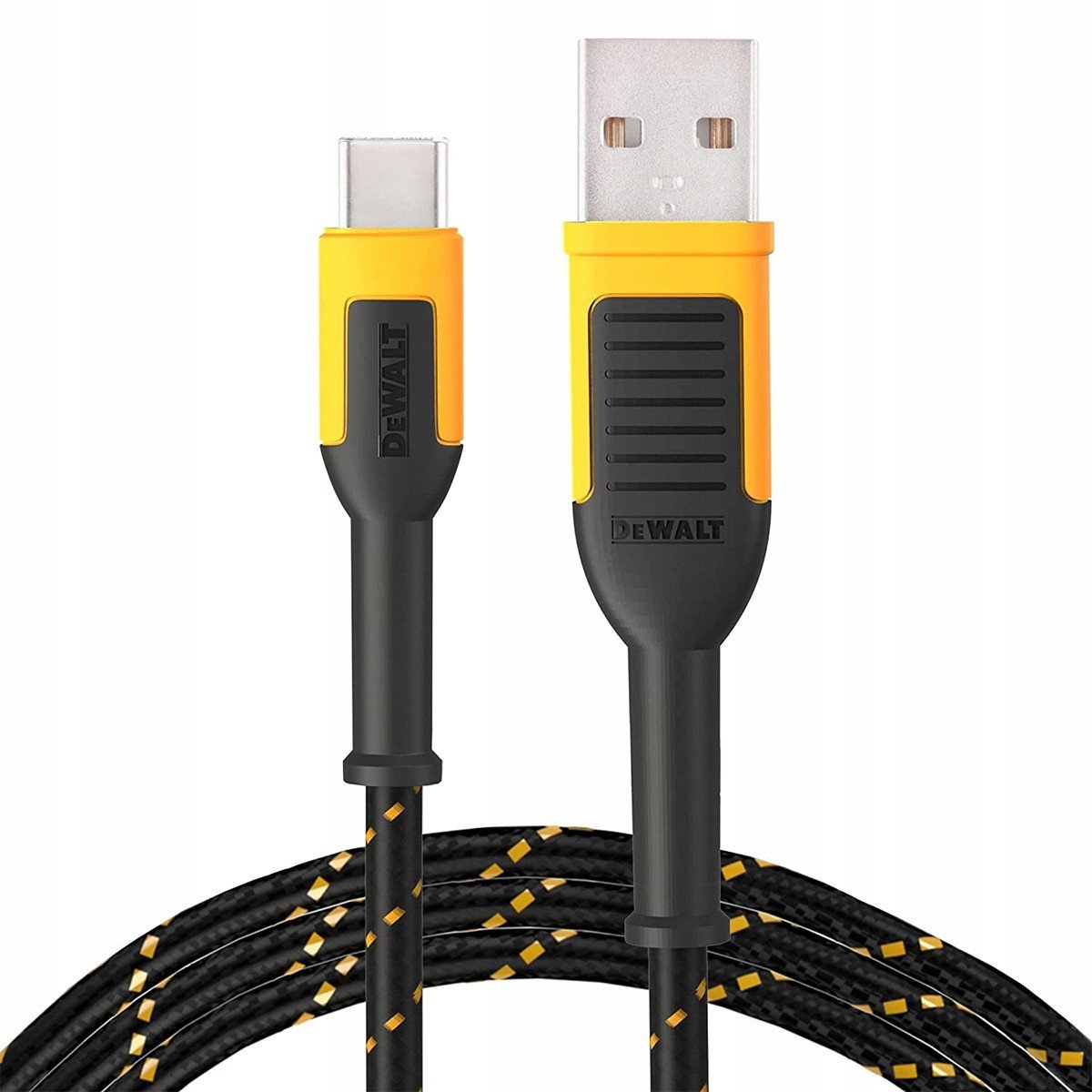 Kabel USB Dewalt USB-A - USB-C 1.2 m Czarny (DXMA131-1361-DWG)