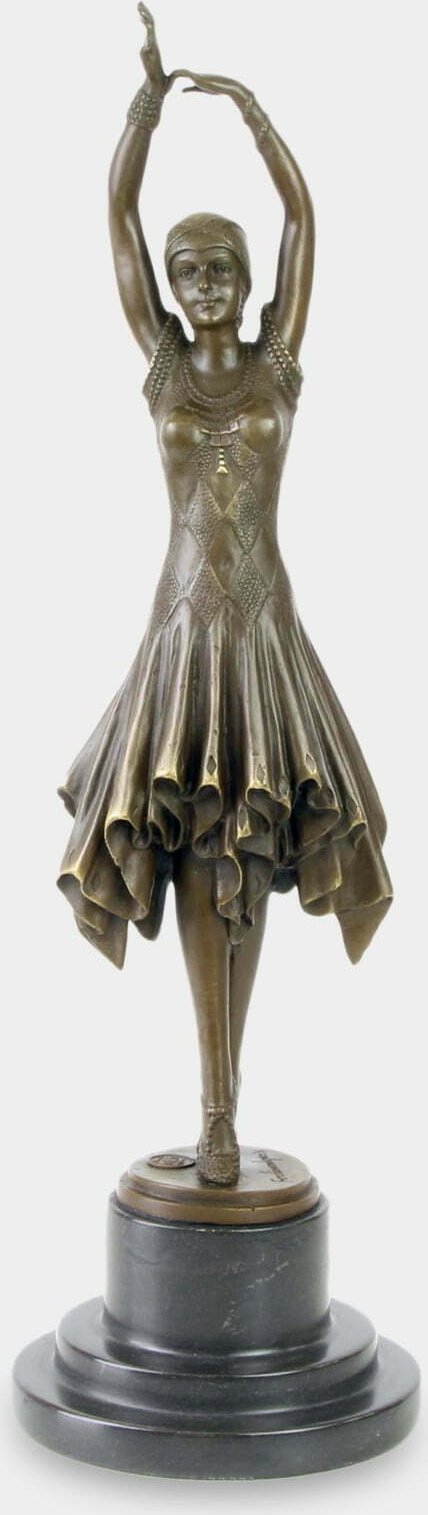 rzezbyzbrazu Tancerka Rewiowa Miss Kita Brąz