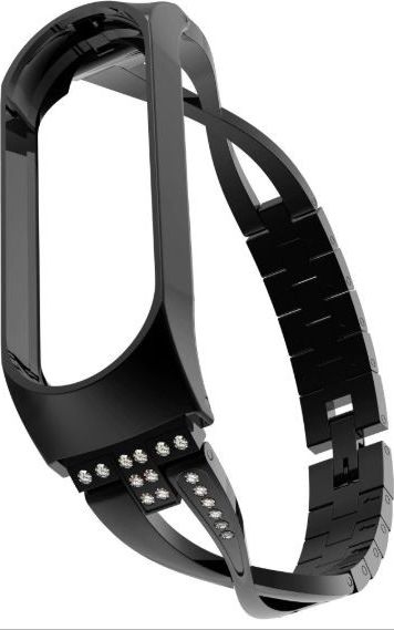 Best Accessories BRANSOLETA STALOWA DO XIAOMI MI BAND 3 / 4 + IMADŁO