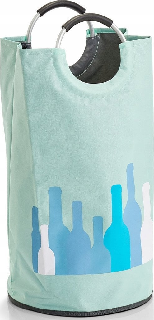 Zeller Kosz na pranie tekstylny, 73 L, kolor miętowy, ZELLER