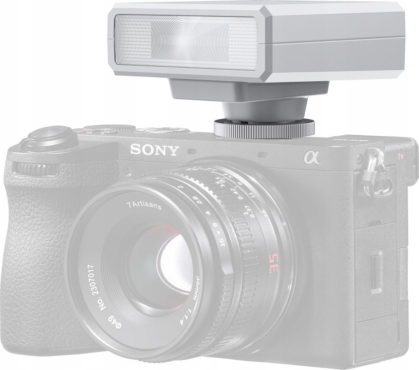 Lampa Błyskowa Ulanzi Gn12 Na Sanki Stopkę Iso Aparat Kamera Telefon / F12 Biały