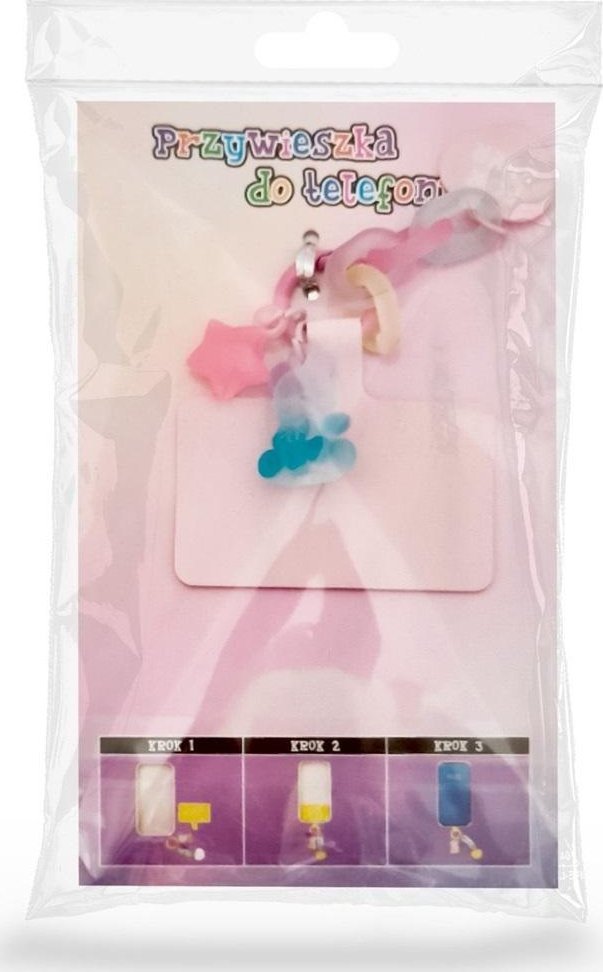 Przywieszka do telefonu miś ombre