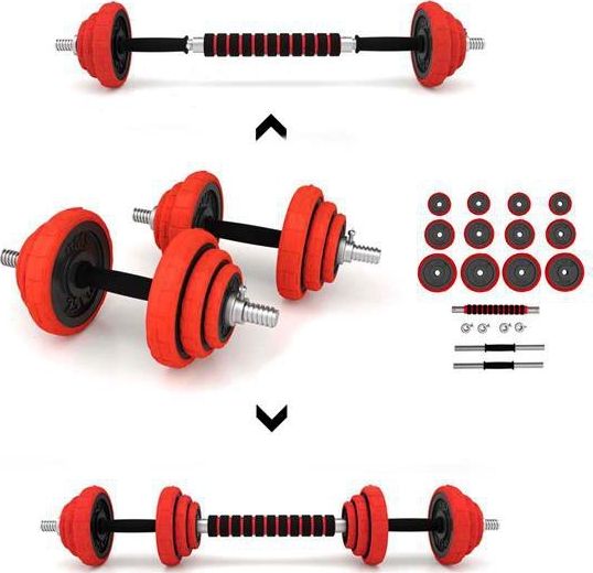 HMS SGGX20 SZTANGIELKI GUMOWANE 20KG HMS