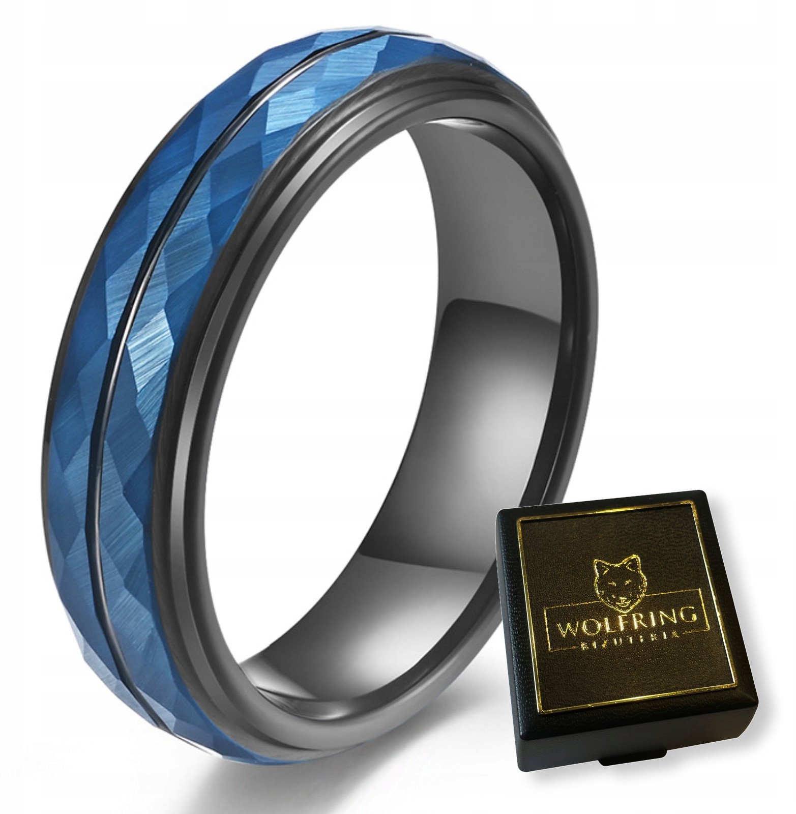 PIERŚCIEŃ OBRĄCZKA z Wolframu WOLFRING EU22 US10