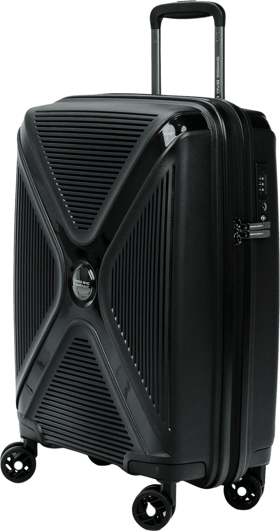 Walizka kabinowa SwissBags Cross-Box 55 cm czarny