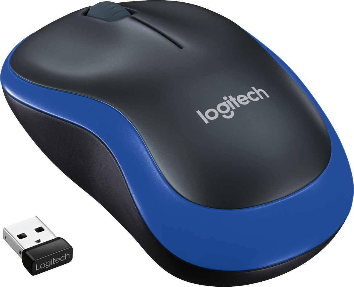 Mysz Logitech M185 Niebieska (910-002239)