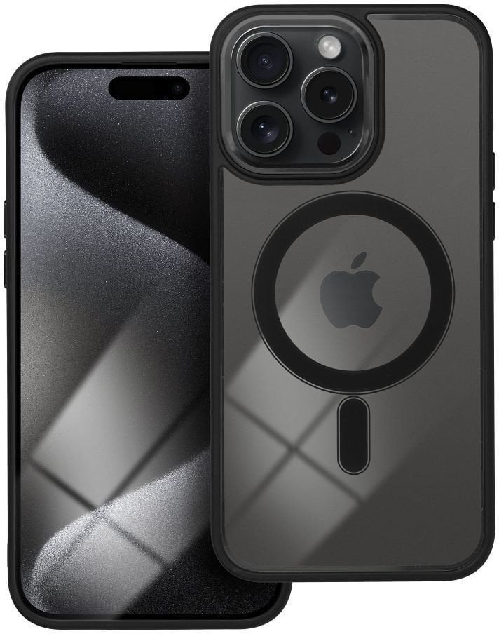 Futerał COLOR EDGE MAG COVER kompatybilny z MagSafe do IPHONE 15 Pro Max czarny