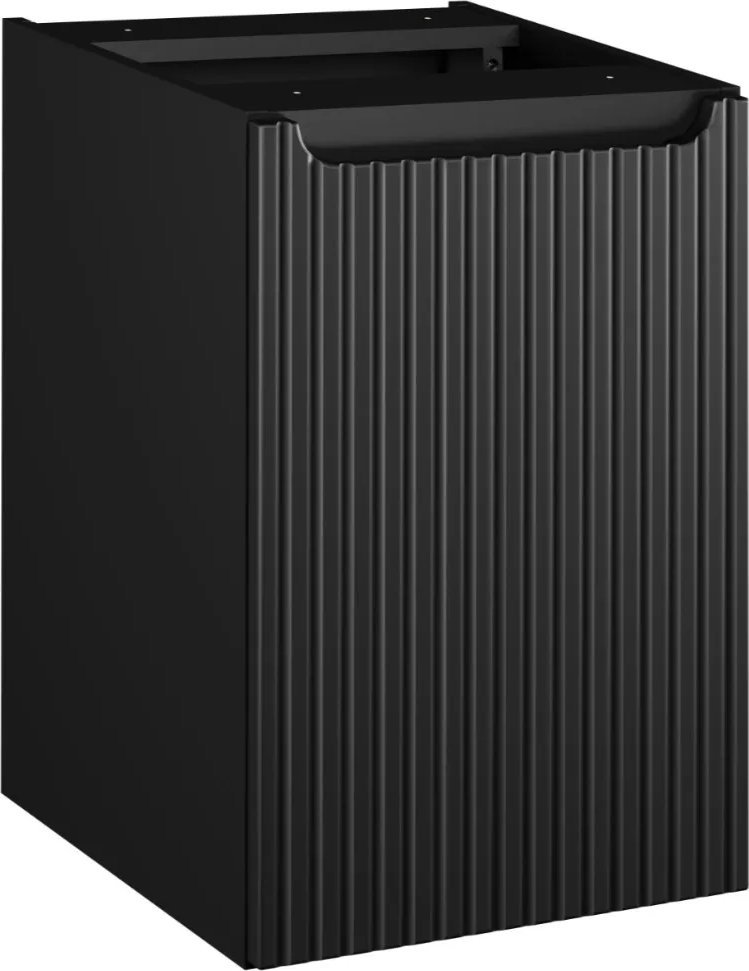 Comad Szafka łazienkowa NOVA BLACK D2 81-40-1D 40cm czarna z koszem COMAD