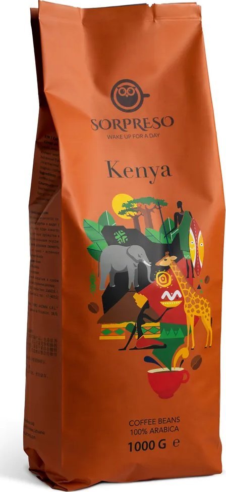 Kawa ziarnista Sorpreso Kenya 1 kg