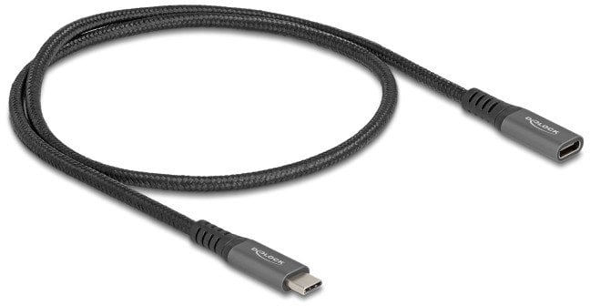 Kabel USB Delock USB-C - USB-C 0.5 m Czarny (80021)
