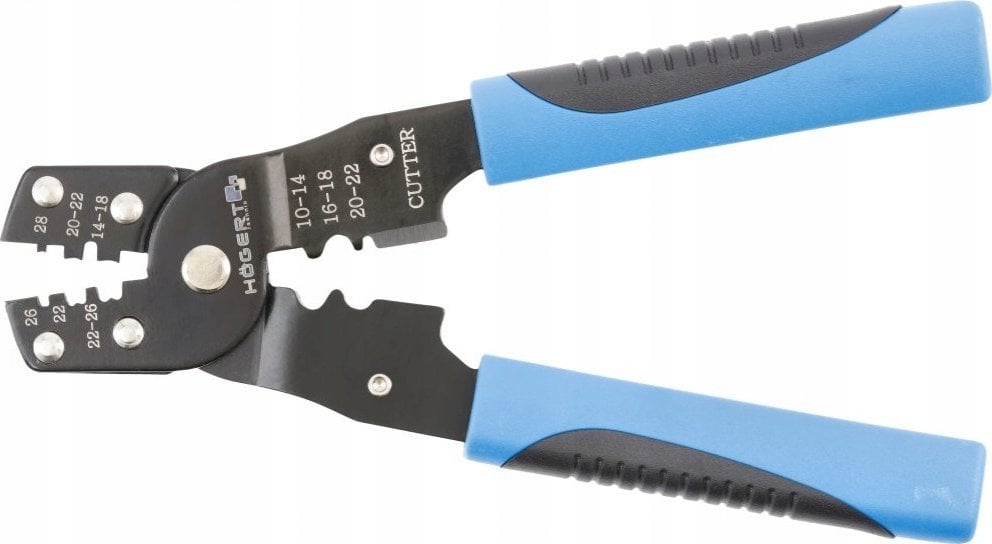 Högert Technik HOGERT SZCZYPCE DO ZACISKANIA KOŃCÓWEK NIEIZOLOWANYCH 0,08-2,0mm2