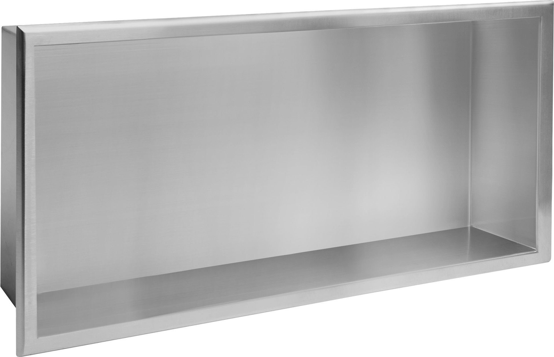 Rea PÓŁKA WNĘKOWA ŁAZIENKOWA 30x60 stal szczotkowana