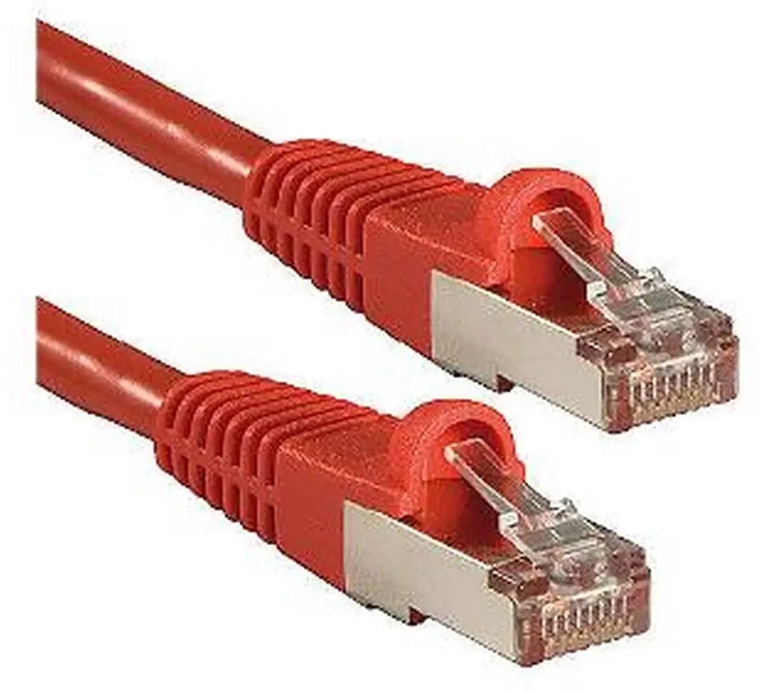 Lindy LINDY Cat.6A S/FTP LSOH, Red 5m Patchcable - 47166